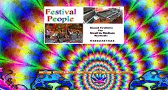Desktop Screenshot of festivalpeople.co.uk