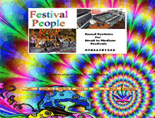 Tablet Screenshot of festivalpeople.co.uk